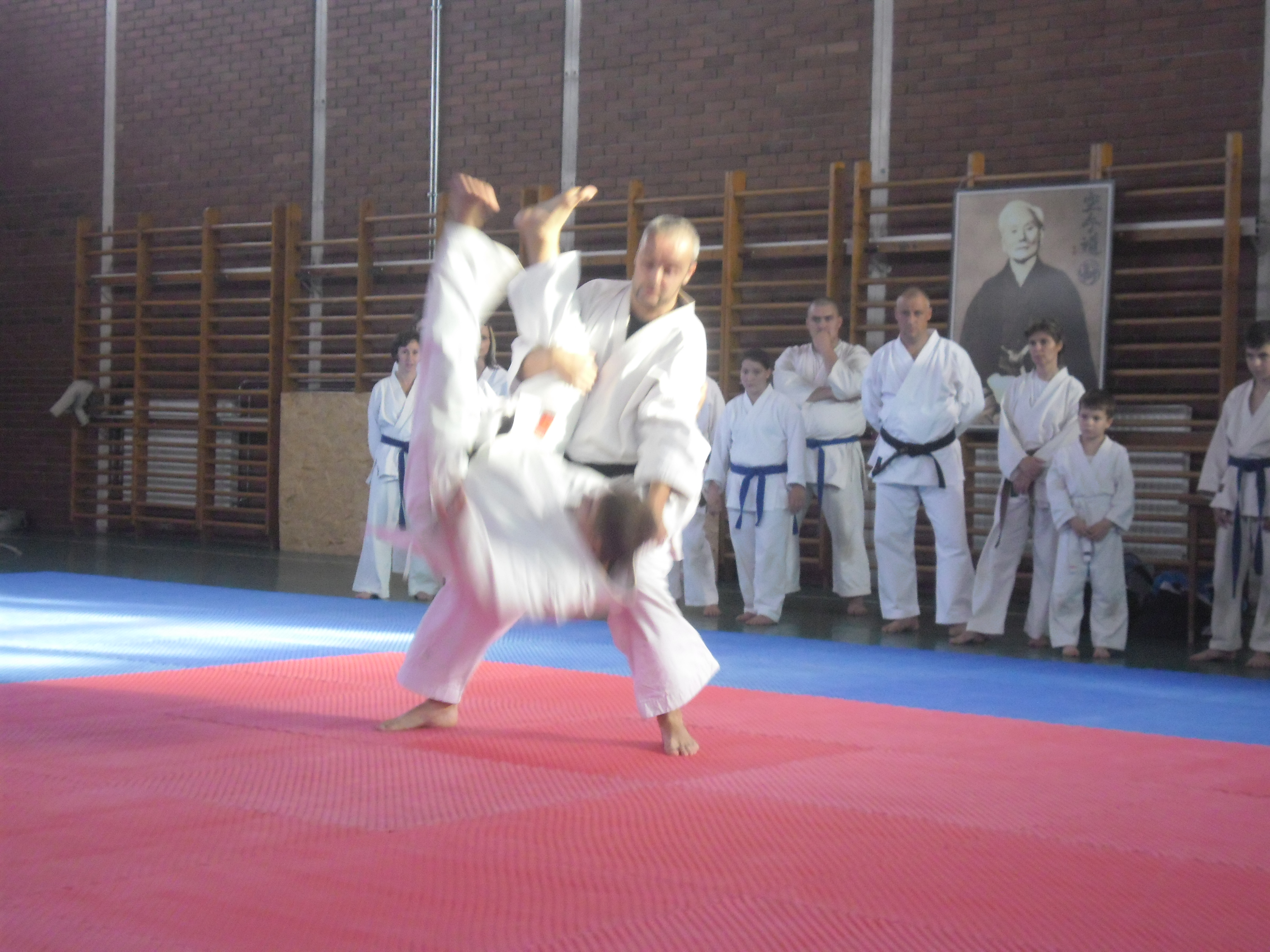 Karate edzés